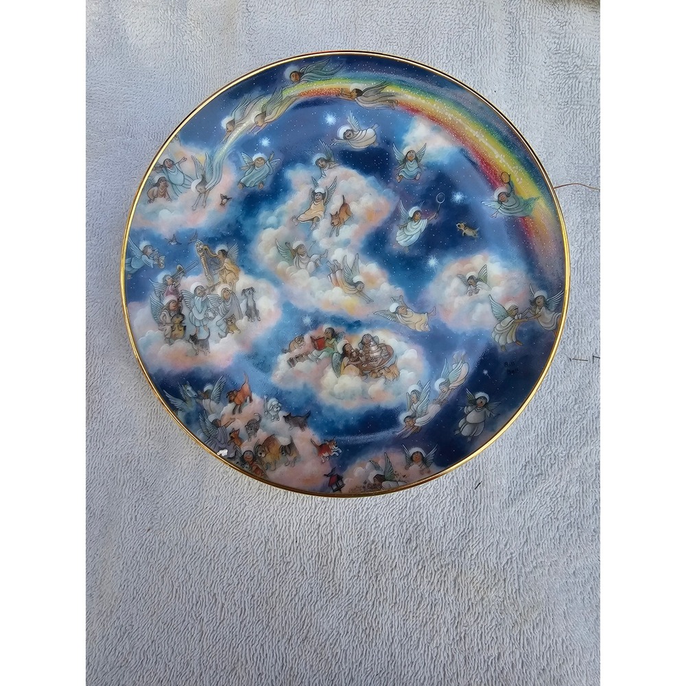 Heavenly Days Collector Plate by Bill Bell Limited Edition Franklin Mint Fine